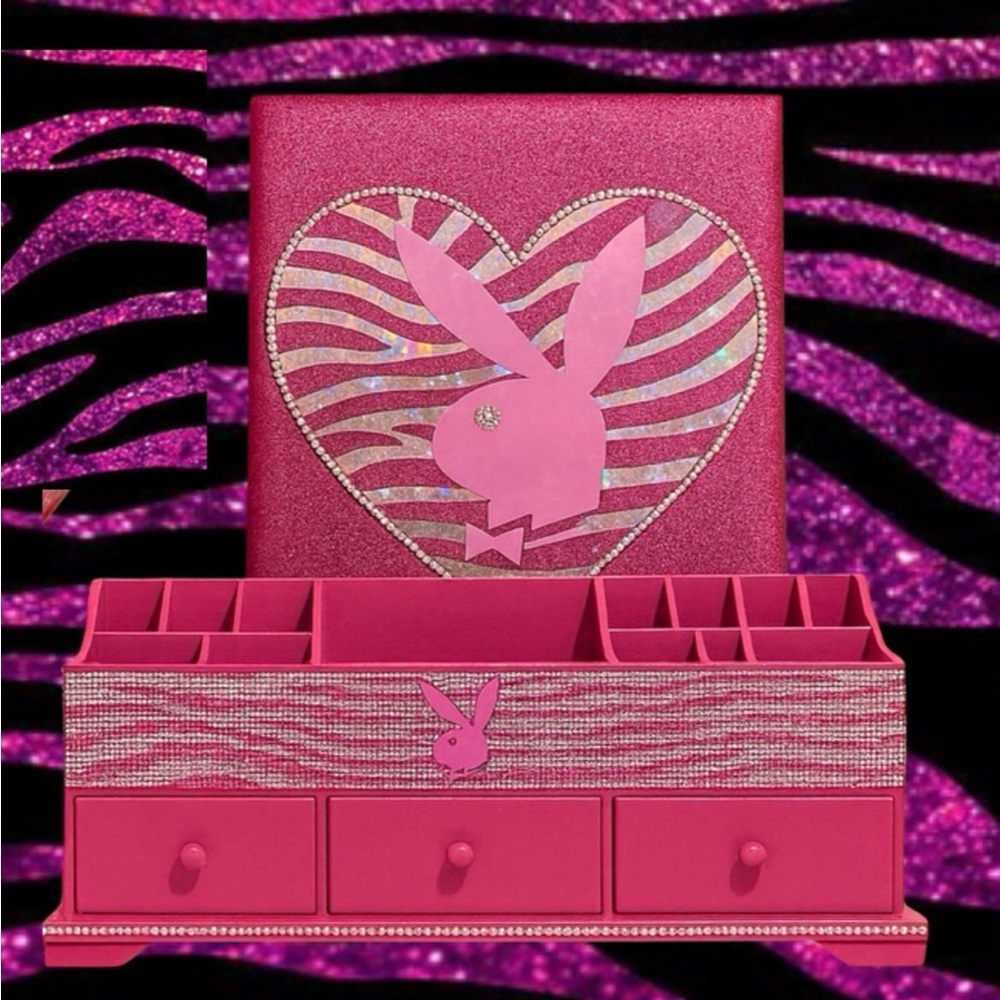 “MYSPACE TOP 8” PLAYBOY BUNNY Y2K Vanity set 4pcs